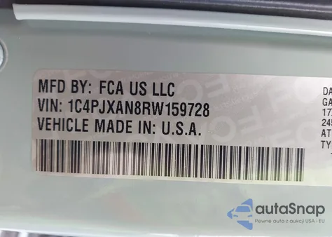 2024 Jeep Wrangler Sport S z USA, uszkodzony, nr VIN 1C4PJXAN8RW159728